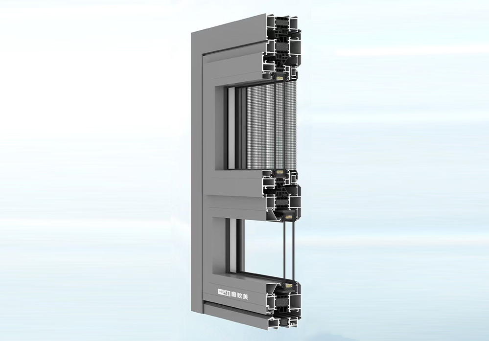 黑馬80系統(tǒng)門-低門檻(外開(kāi)門 內(nèi)開(kāi)窗)門中窗